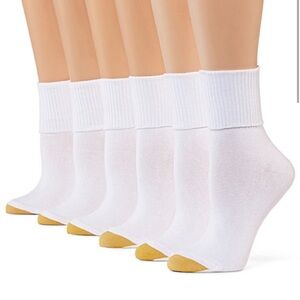 NEW Gold Toe Women’s White Socks Size 8-13